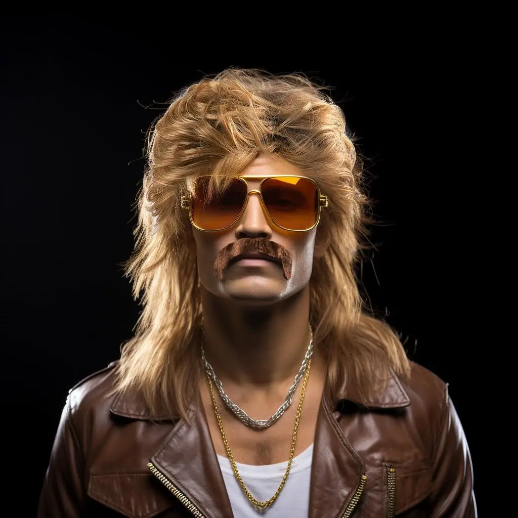 80s Rocker Mullet Set 5