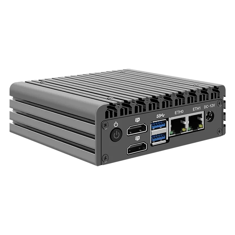 Topton X86 P5 2x i226-V 2.5G Fanless Mini PC Firewall Router 12th Gen Intel i3-N305 N100 DDR5 4800MHz 2x HDMI2.1 Proxmox Server 5