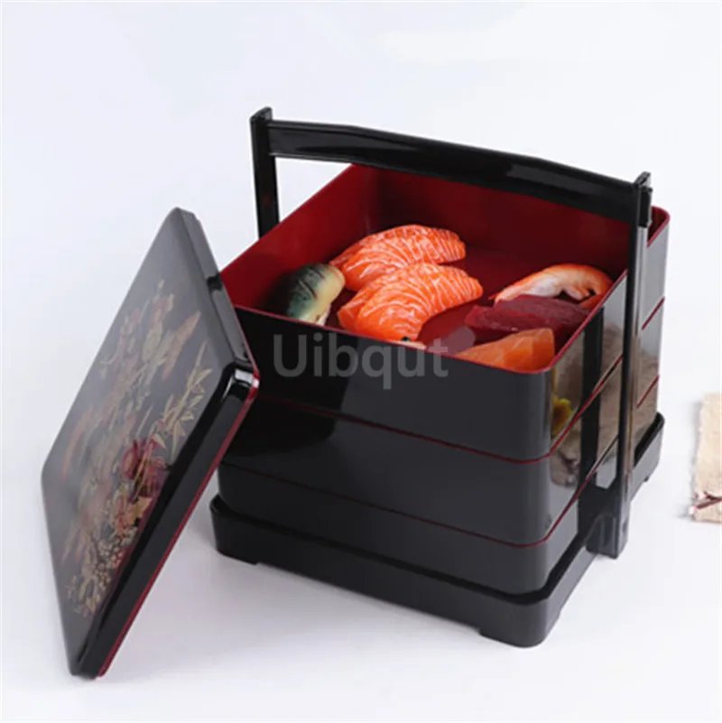 J-kitchens 行楽弁当箱 （ 弁当箱 ） 日本製 木製 ウォールナット60三