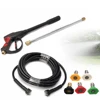3000PSI Electric Cordless High Pressure Cleaner Spray Gun Wand Lance Nozzle Tips Hose Kit Cleaning Machine 1
