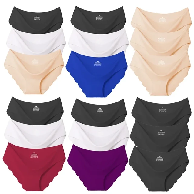 Sexy seamless comfortable low-rise women underwear everyday invisible solid  panty S-XL sexy lingerie briefs for ladies 3PCS - AliExpress