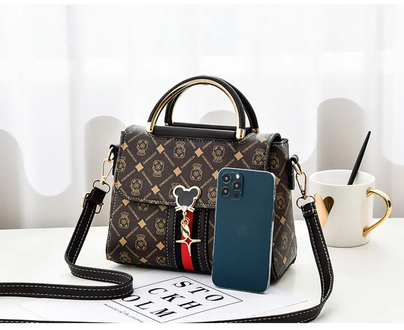 New Shoulder bag Women bag tote luxury designer handbag women Handbags leather Printed monogram single shoulder straddle bag