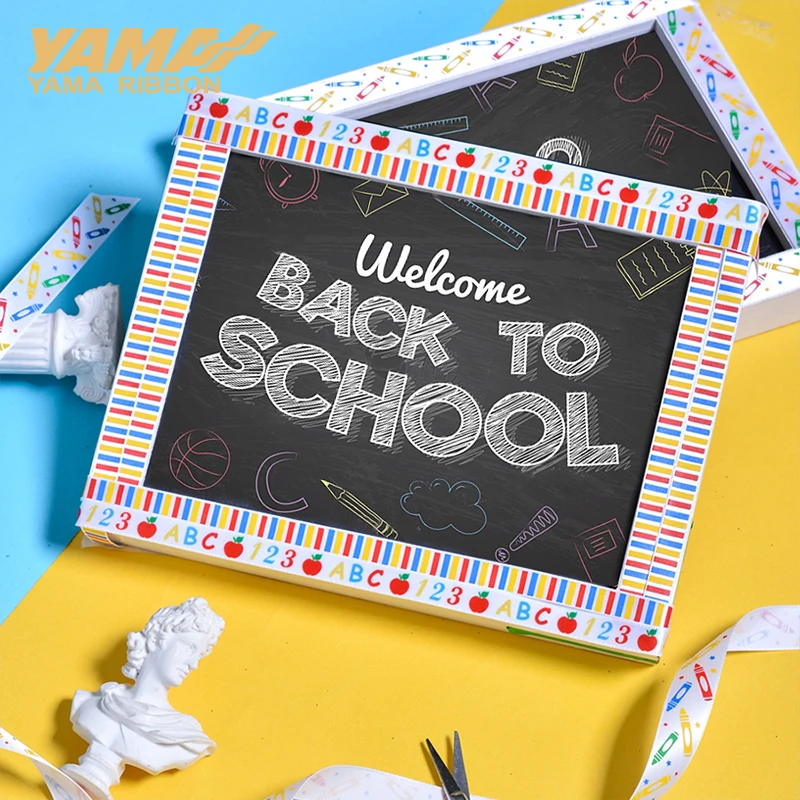 YAMA 어린이 날 리본, 학교 무도회 축하 공예, DIY 선물 포장, 파티 장식, 롤 당 10 야드, 9, 16, 25mm