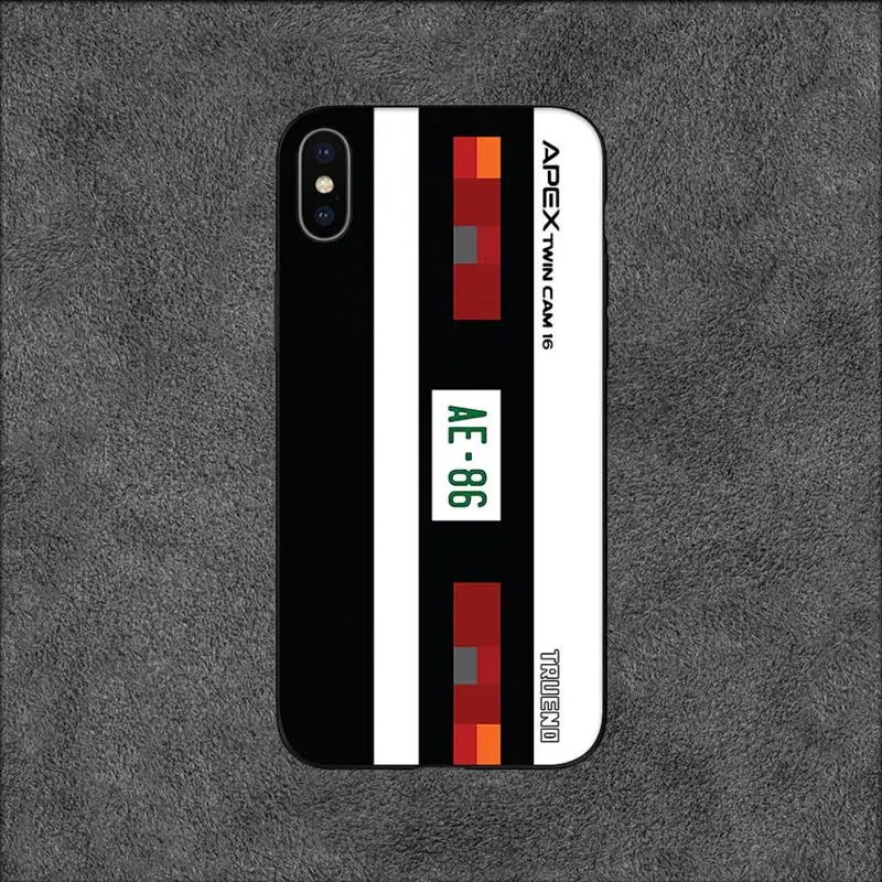 Classic Japan Cartoon Initial D Silicon Soft Shell Phone Case