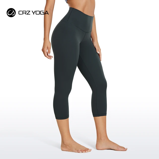 CRZ YOGA Butterluxe High Waisted Capris Workout Leggings for Women 21'' -  Lounge Leggings Buttery Soft Yoga Pants