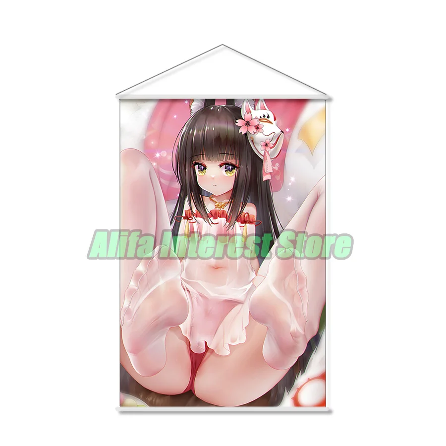 

Nagato Azur Lane Anime Wall Scroll Hanging Poster Home Decor Painting