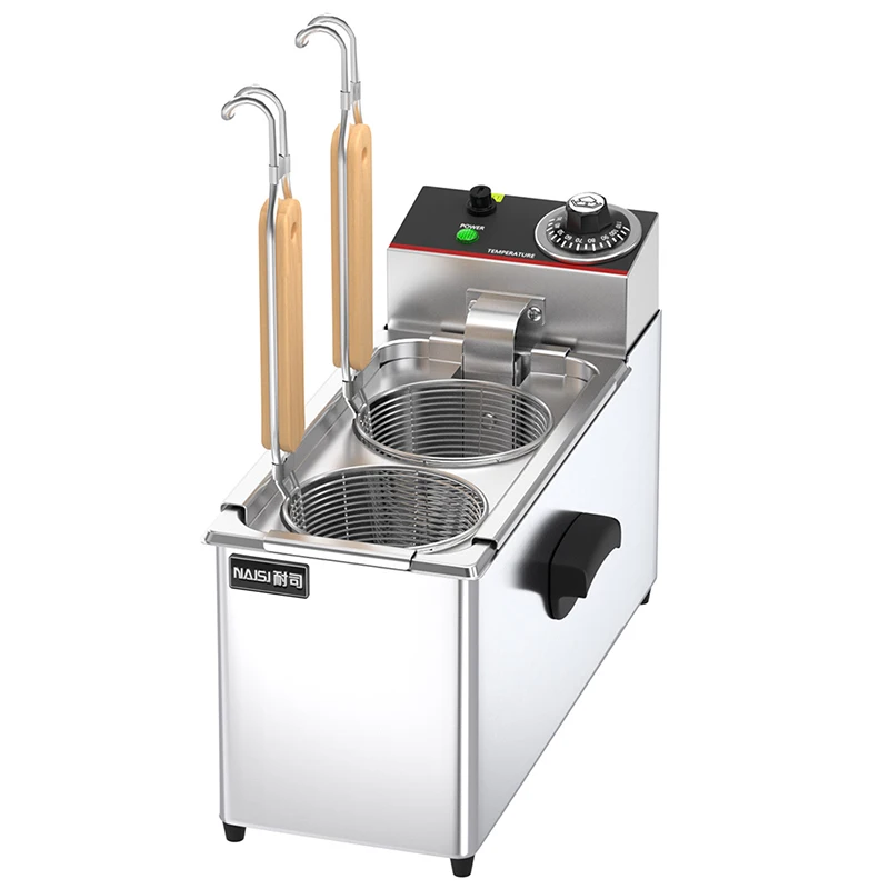 

Электрическое кипячение, коммерческая двухсторонняя машина для приготовления лапши из нержавеющей стали, печь для супа и порошка, горячая распродажа