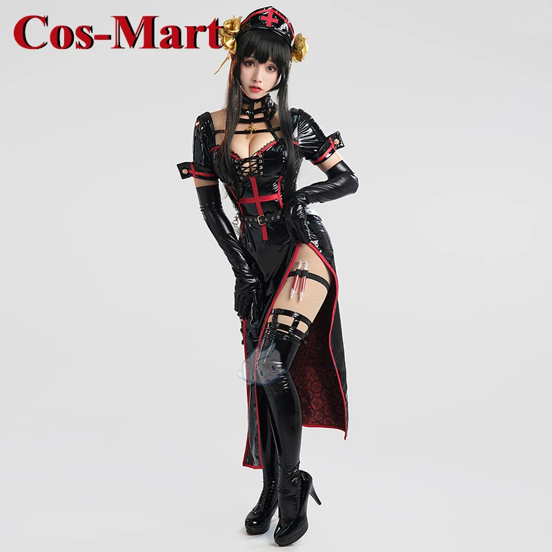 

Cos-Mart Hot Anime SPY×FAMILY Yor Forger Cosplay Costume Sweet Lovely Nurse Uniform Female Activity Role Play Clothing S-XL New