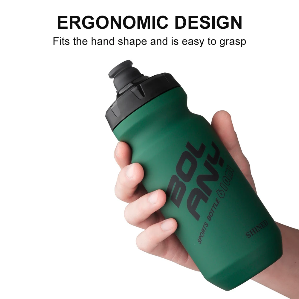 Bicycle Water Bottle 610ml Cycling Ultra Light Leak-Proof Squeezable Taste-Free Fitness Camping Hiking Sports
