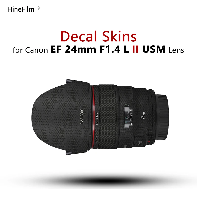 Per Canon Ef 24 F1.4 Ii Lens Sticker Wrap Cover Skin Per Canon Ef 24Mm F1.4 Ii Usm Lens Decal 24-1.4 Cappotto Protettivo Antigraffio