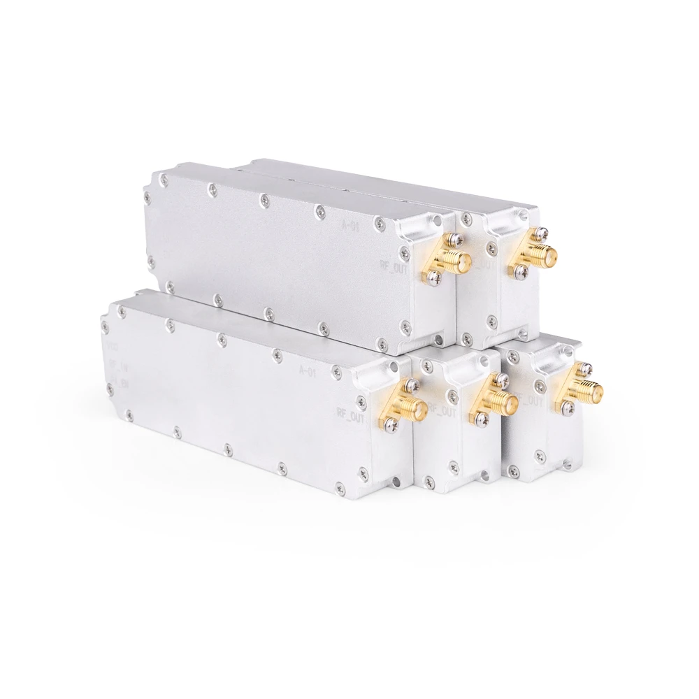 40W 1550-1620MHz Drone RF Module Power Amplifier UAV FPV VCO GaN Transistor Circulator Protection SMA Connector