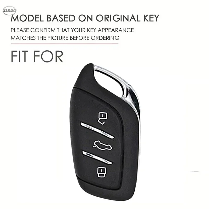Key Case Cover 3 Buttons Silicone Car Key Cover Case Fob For MG 4 Mg4 Ev MG HS GT ZS EV ZX MG5 MG6 For Roewe RX3 RX5 RX8 ERX5 I6 I5