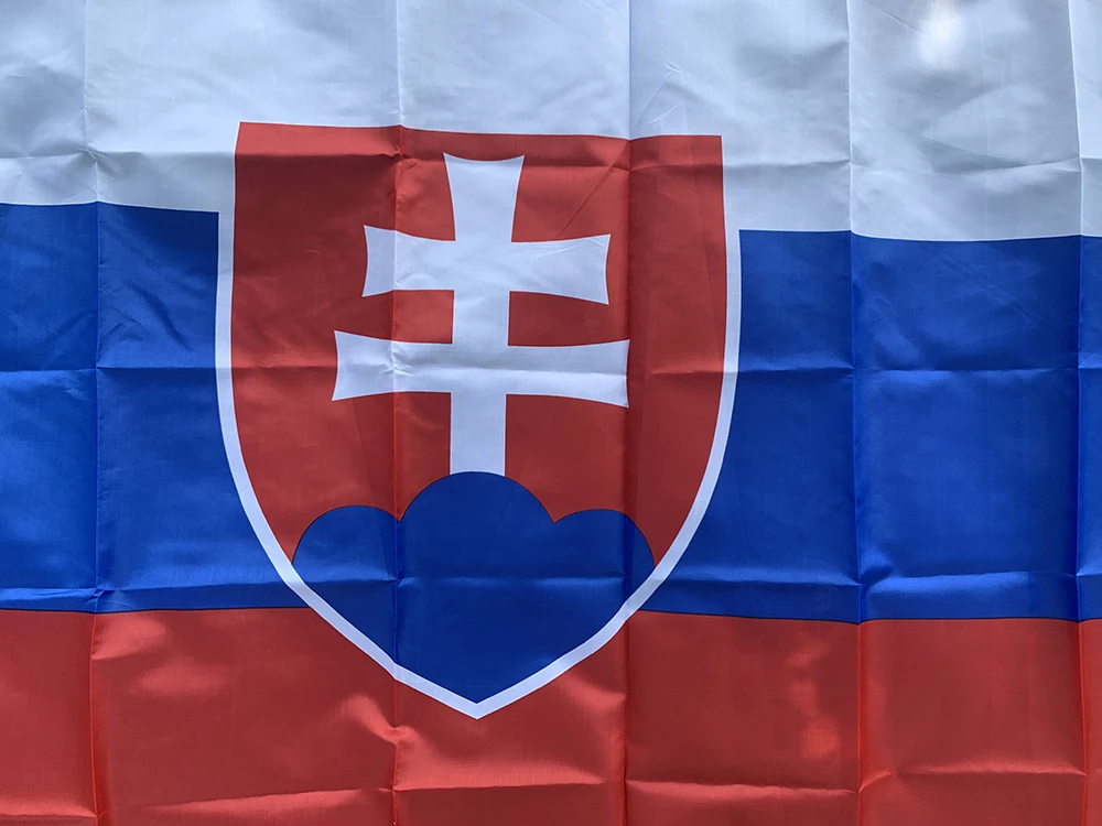 Skyflag Slowakische Flagge 90*150cm SVK SK Slovenska Slowakische Flagge Banner EU 3*5FT Polyester Hängeflagge – Detail 4
