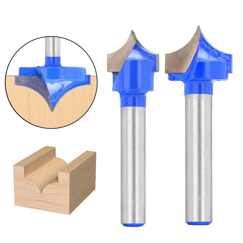 XCAN Millling Cutter 6mm Shank CNC Round Nose Bits 12-32mm Round Point Cut Bit Router Bit for Woodworking 1pc