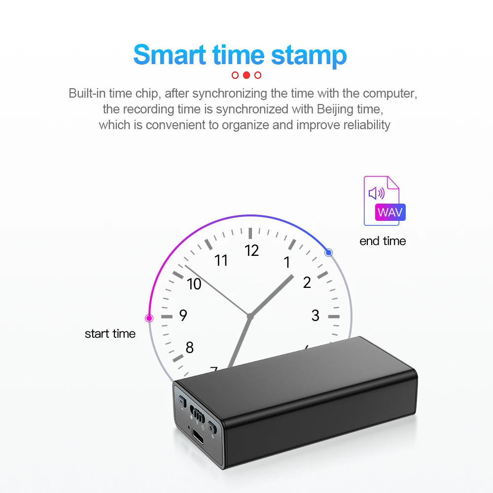 Prikaz vremenskog žiga na snimaču