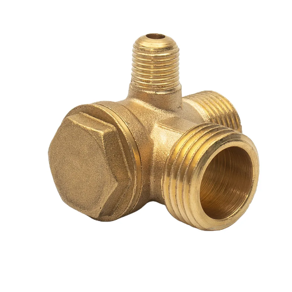

Accessory Durable Check Valve Spare Part Replacement 10*16*20mm 3-Port Air Compressor Connector Corrosion resistance