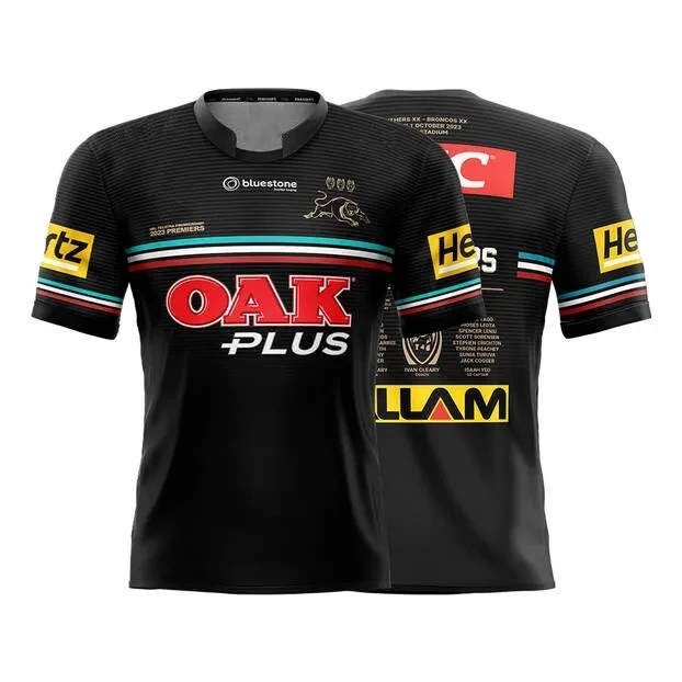 

Penrith Panthers 2023 Premiers Mens Rugby Jersey Size:S-5XL