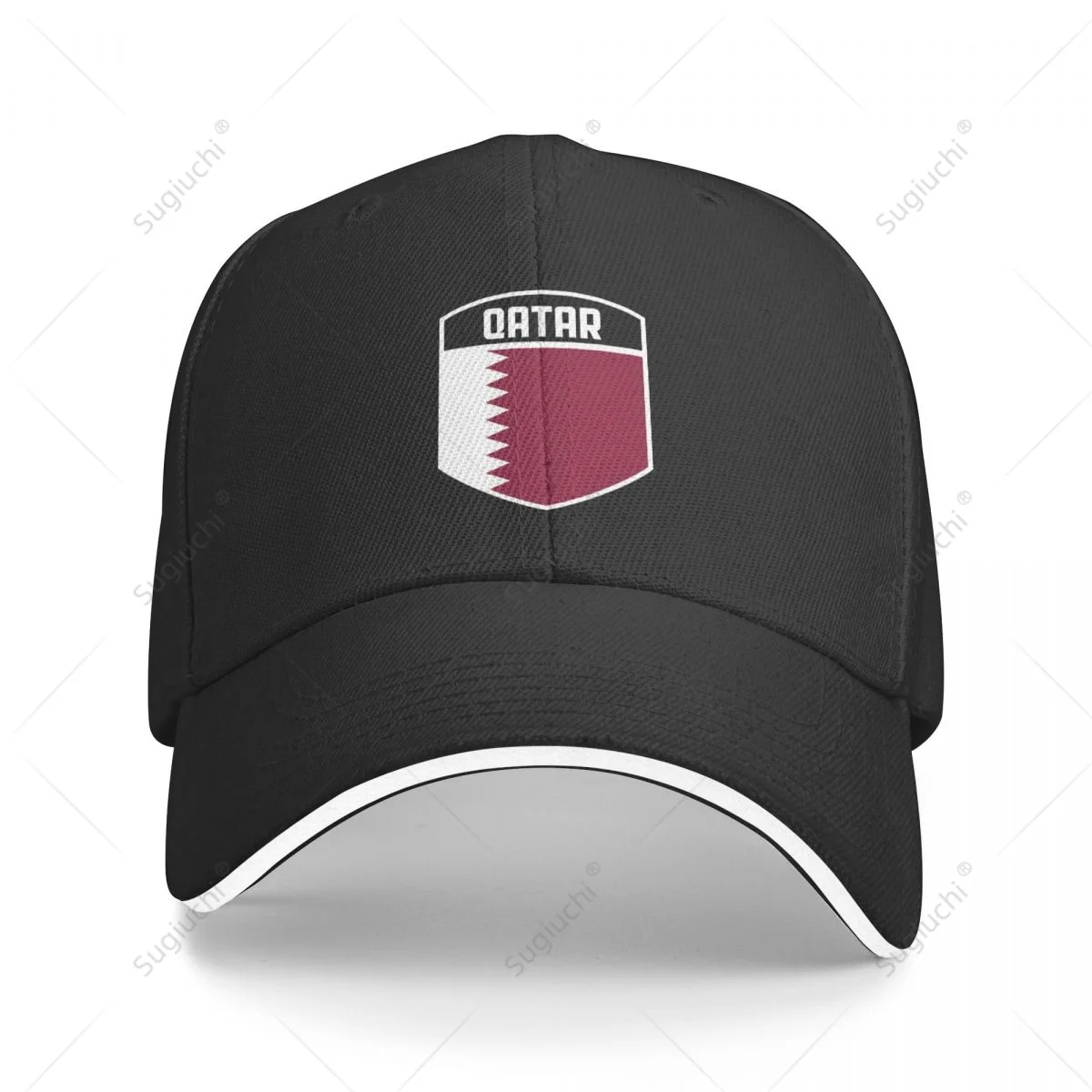 

Multifunction Qatar Flag Shield Sandwich Baseball Cap Men Sports Casual Caps Golf Hat Fishing Outdoors