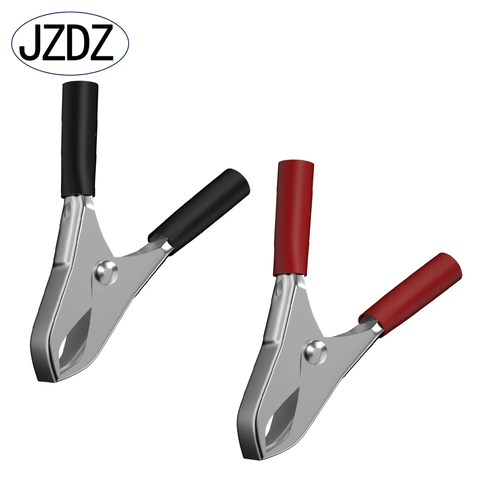 JZDZ 20PCS Insulated Alligator Clips Black Red Crocodile Clamps for Loaded Truck Car Battery Charging Electrical Testing J60012