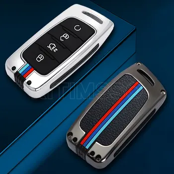 Zinc Alloy Key Holder For Changan CS35 Plus Car Key Cover Case For Changan CS75 PLUS CS85 COUPE CS95 Remote Set Accessories