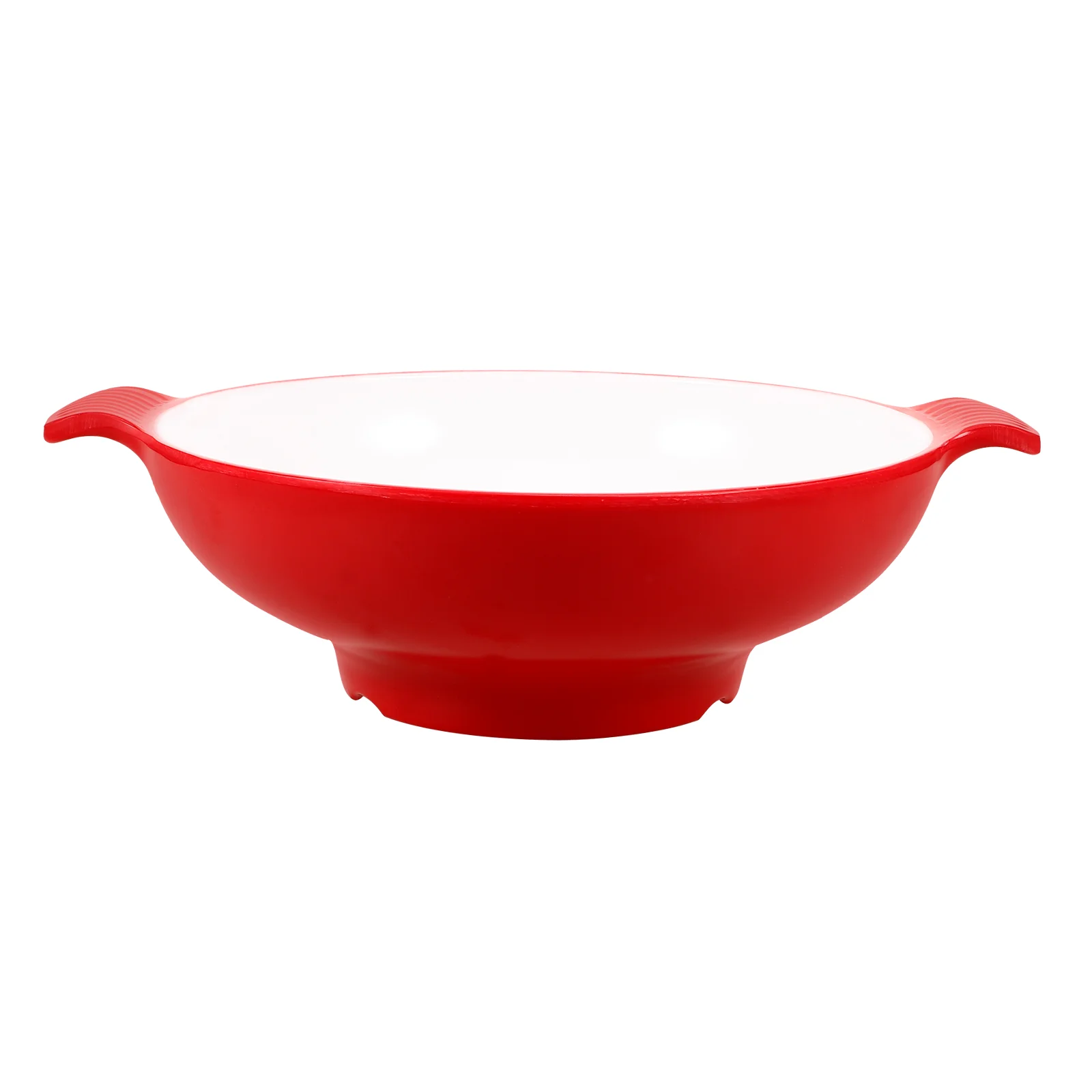 

Reusable Serving Bowl Dual Handle Bowl Foods Bowl Salad Soups Fruit Bowl Large Capacity Bowl