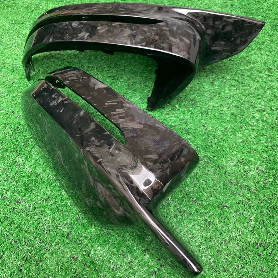 Calotte Per Specchietti Laterali In Fibra Di Carbonio Per BMW G20 G22 G23 G26 G30 2018-2022, Materiale ABS, Anticorrosione, Facili Da Installare, Look Sportivo Nero