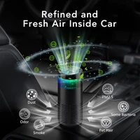 Mini purificateur d'air pour voiture, élimine les odeurs d'animaux de compagnie/fumée, ioniseur, bâton d'arôme, désodorisant à ions négatifs, lumière ambiante 4