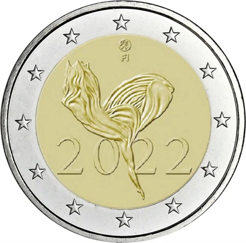 Finlandia 2022 Moneta Commemorativa National Ballet Centennial 2 Euro Unc