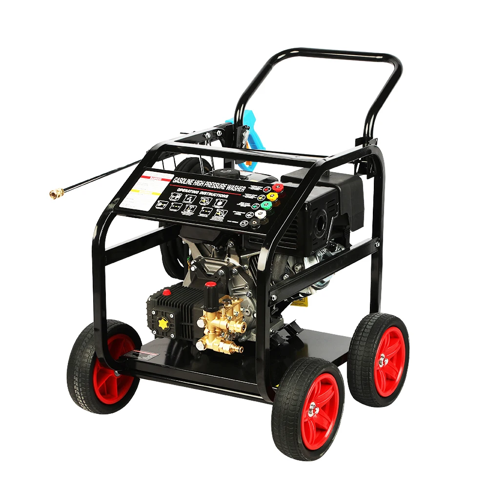 

petrol wash machine high pressure cleaner with spray gun for car washer