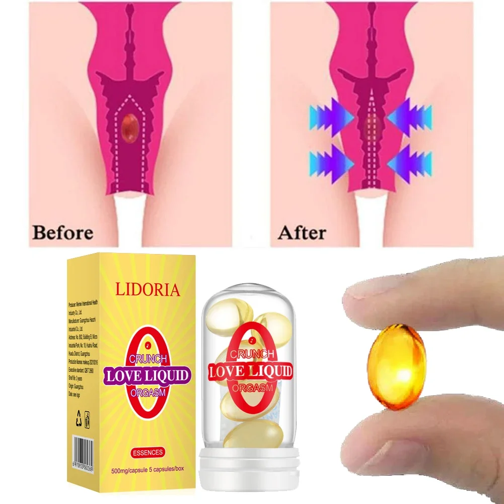 

5 Capsules Strong Orgasm Gel Vaginal Stricture Tightening Capsule Vaginal Tightening Personal Care Female Health Repair Dan