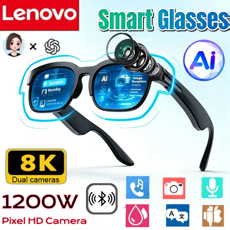 Lenovo okosszemüveg okosszemüveg Bluetooth zene fordítás
