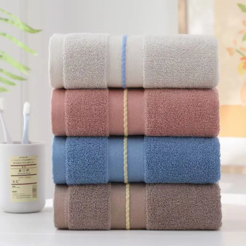 Lengthened Bath Towel Cotton Adult Plus Size Thickened large body bath towels Absorbent Soft Big Towel Bathroom supplies 40*90cm