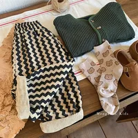 Children Clothing Kids Pants 2023 Spring and Autumn New Fashionable Korean Style Striped Casual Simple Baby Boys Harem Pants 3