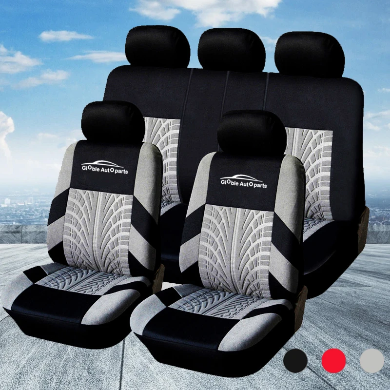 Brand Embroidery Car Seat Covers Set Universal Fit Most Cars Covers