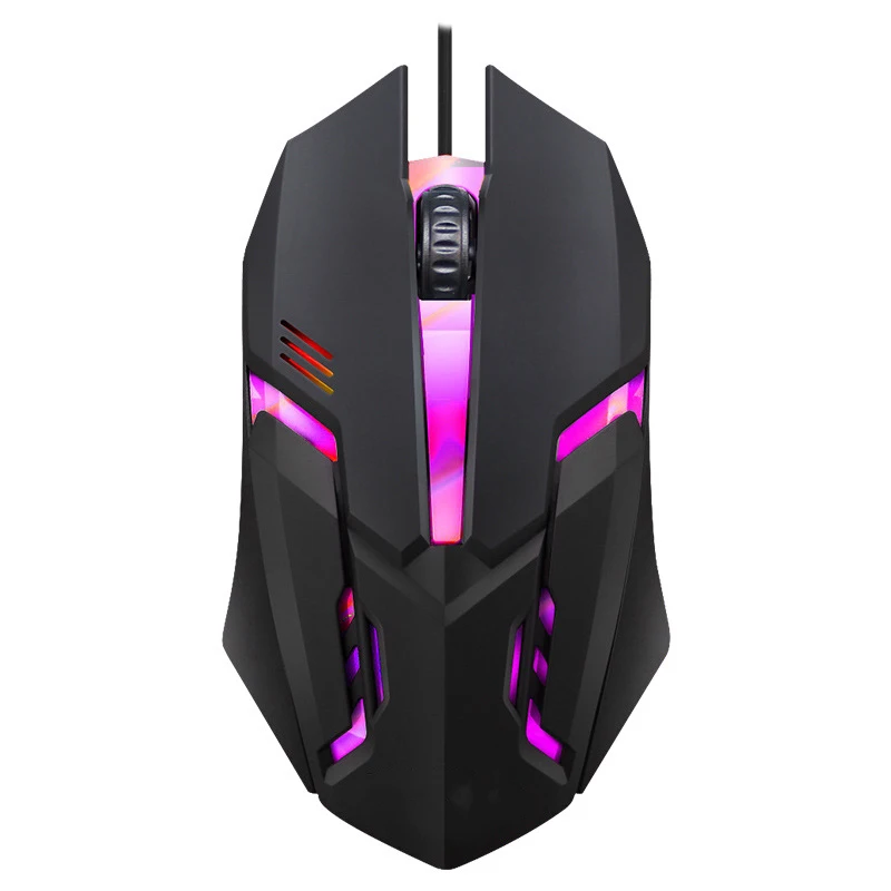 Rato de Jogos com Fio Backlit Mechanica Botão Lateral Brilho Mouse Macro Portátil Usb Escritório em Casa - Imagem 5