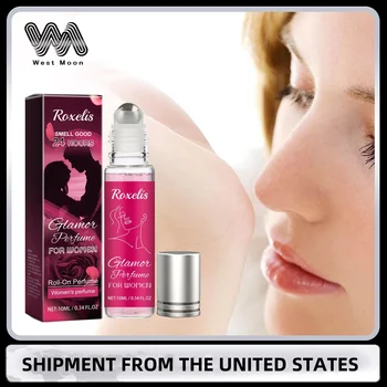 Pheromone Roller Rose Perfume For Woman Glamour Dating Long Lasting Scent Fragrance Non-stimulation Refreshing Portable Perfum