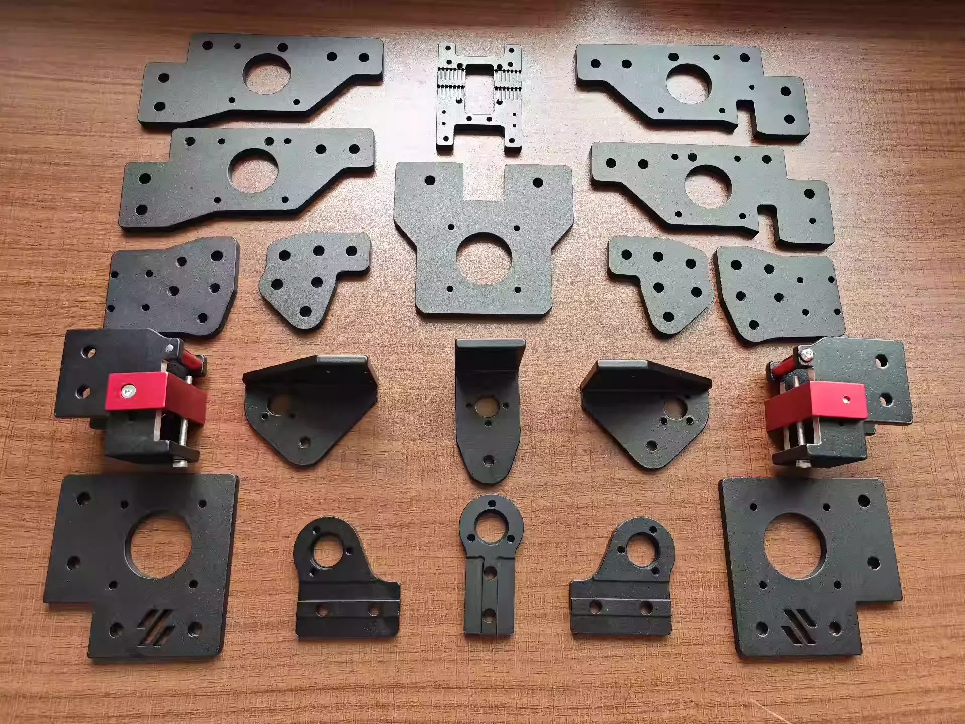 

3D принтер Blurolls Voron Trident алюминиевый сплав CNC обработанный полностью металлический комплект для модернизации ЧПУ Комплект деталей из алюминиевого сплава