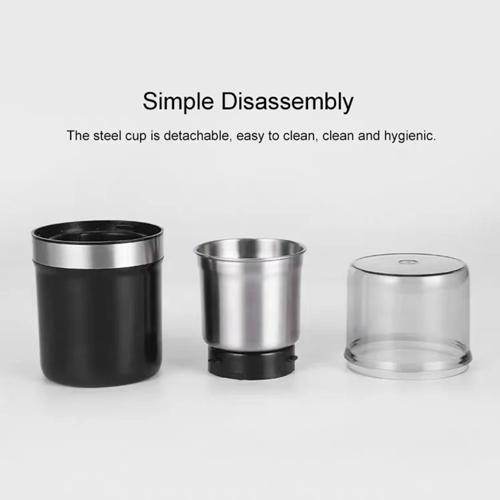 200W Grade High-Power Coffee Grinder Detachable For Cleaning Household Multifunctional Appliances And Kitchenware 220V/110V 5