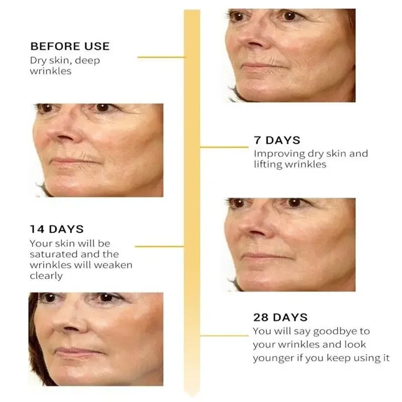 Removal Wrinkle Serum Anti Aging Firming Fade Fine Lines Face Essence Shrink Pores Remove black spots Whitening Beauty Health