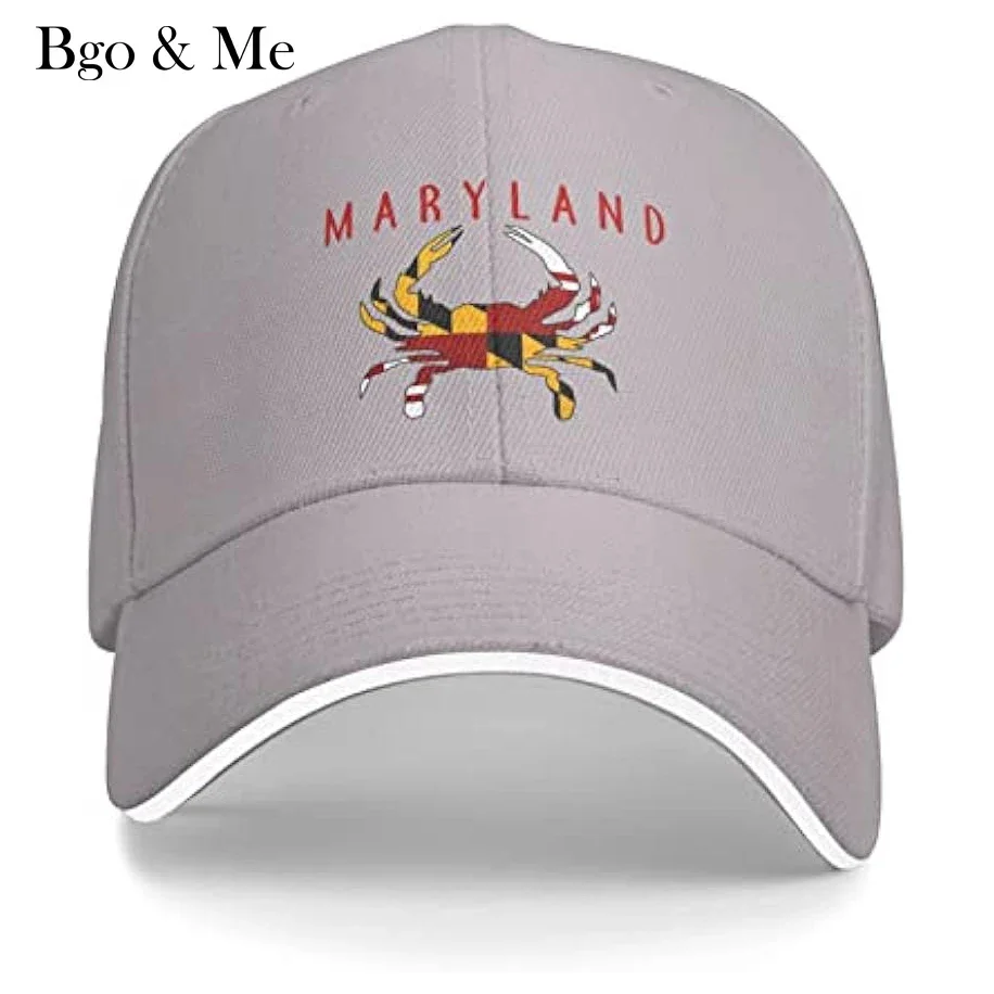 

Maryland State Flag Crab Unisex Baseball Cap Fits Men Women Adjustable Dad Hat Sandwich Bill Cap