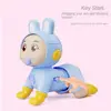 Learning Standing Climbing Electric Crawling Doll Walk Writhe Buttocks Crawling Baby Toys With Music Fun Baby Crawling Doll 3