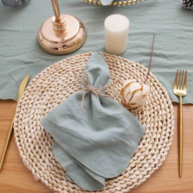 Sage Green Cloth Napkins Bulk  Sage Green Polyester Napkins