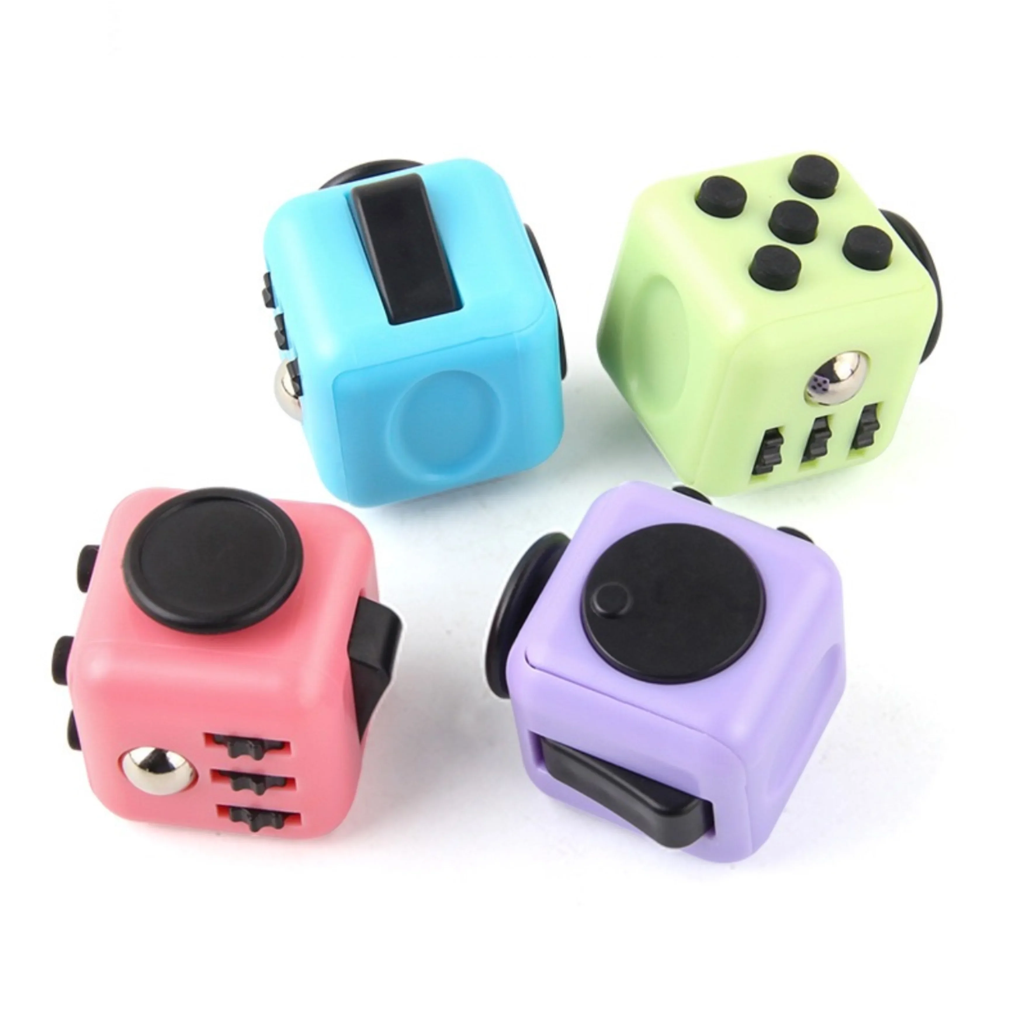 Solid Color Fidget Decompression Dice for Release Stress Autism Anxiety Relieve Adult Kids Stress Relief fidget toys anti stress toys