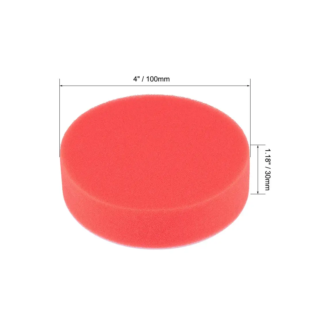 5pcs 3/4/5/6/7 Inches Car Round Flat Polishing Wheel Foam Sanding Pad Disc Sponge Grinding Pads