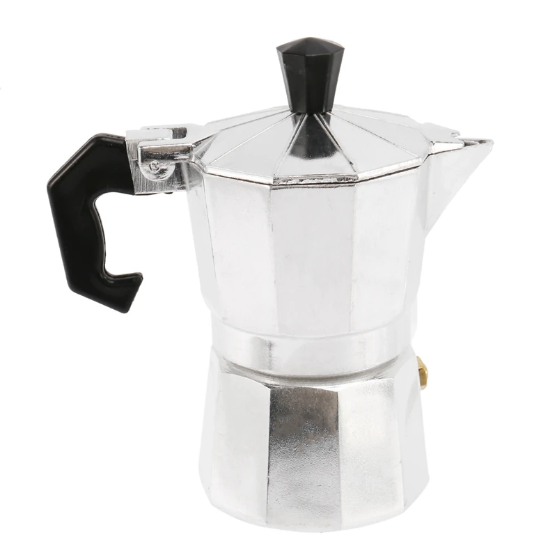 

2X Aluminum Italian Stove Top/Moka Espresso Coffee Maker/Percolator Pot Tool 50Ml