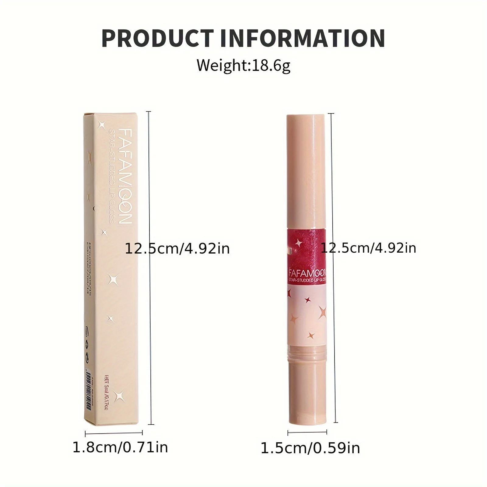 Glitter Lip Gloss, Shimmer Lipstick, Long Lasting Hydrating Moisturizing Non-Sticky and Lightweight Formula Lip Color 4