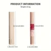Glitter Lip Gloss, Shimmer Lipstick, Long Lasting Hydrating Moisturizing Non-Sticky and Lightweight Formula Lip Color 4