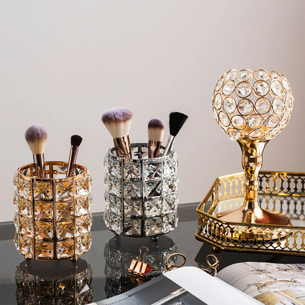 Golden Glass Tissue Box Organizer Set 5 Golden Glass Tissue Box Organizer Set 5