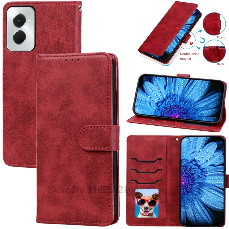 Leather Wallet Flip Cover - Protective Case