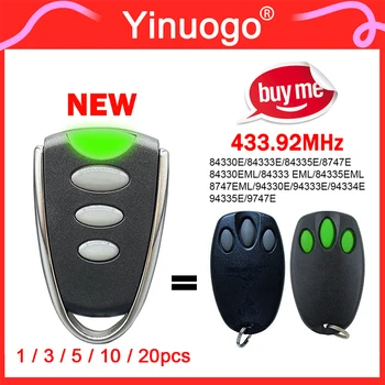 For 94335E Garage Door Remote Control 433.92MHz Electric Gate Control 84330E 84335E 84335EML 84333E 84330EML 84333EML C940 C945 1